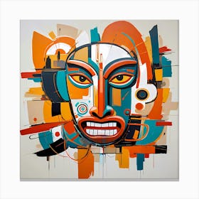 Urban Mask Canvas Print