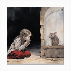 Little Mouse Canvas Print