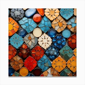 Mosaic Tile Background 4 Canvas Print