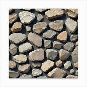 Realistic Stone Flat Surface For Background Use (71) Canvas Print