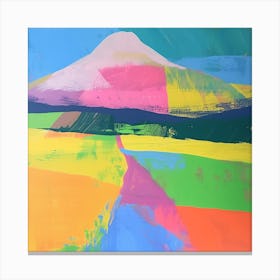 Abstract Travel Collection Mount Kilimanjaro Tanzania 4 Canvas Print