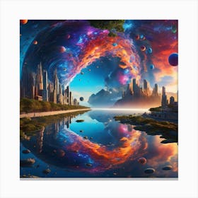 City Of The Future Canvas Print
