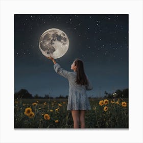 Full Moon Canvas Print