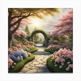 Garden Path 8 Canvas Print