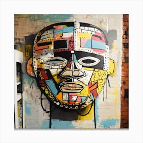 Face Of Africa Canvas Print