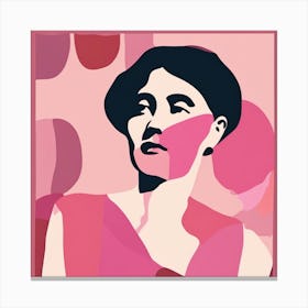 Matisse Cutout Pink Art print 7 Canvas Print