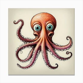 Octopus 93 Canvas Print