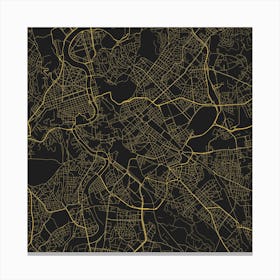 Rome in Yellow (Traffic) Canvas Print