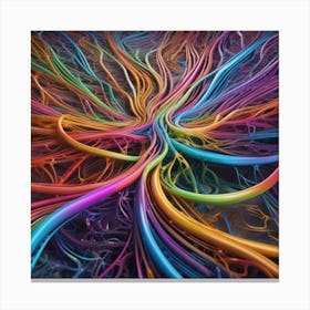 Colorful Tree Of Life Canvas Print