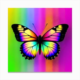 Rainbow Butterfly 8 Canvas Print