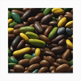 Chocolate Beans 3 Canvas Print