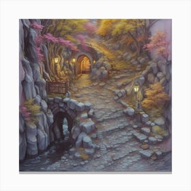 Road To The Castle Canvas Print