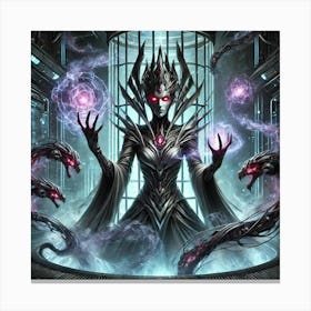 Queen Sorath Sci Fi Canvas Print