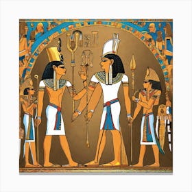 Egyptian Gods Canvas Print