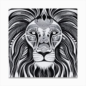 Lion Head Canvas Print