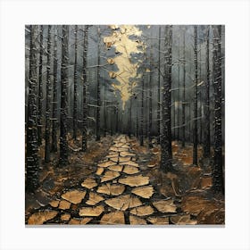 Path In The Woods Canvas Print