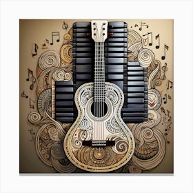 Acoustic Guitar Canvas Print