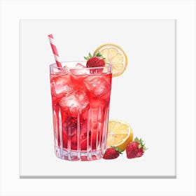 Strawberry Lemonade 5 Canvas Print