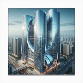 Futuristic Skyscraper 2 Canvas Print