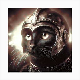 Feline Cat Creative Artwork Illustration 121 Canvas Print