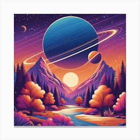 Saturn Canvas Print