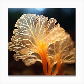 Translucent Filament Microtubule Predatory Leaf 1 Canvas Print