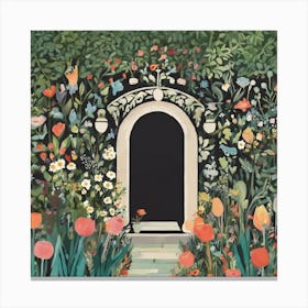 Into The Garden Art Print 1 Canvas Print