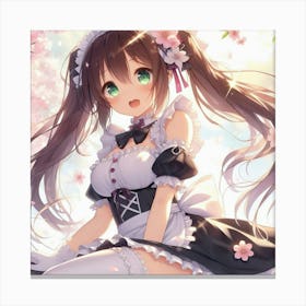 Maid Anime 1 Canvas Print