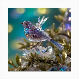Albedobase Xl Highly Detailed Shot Of An Iridescence Crystal 0 Canvas Print
