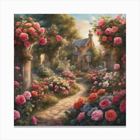 Rose Garden 1 Canvas Print