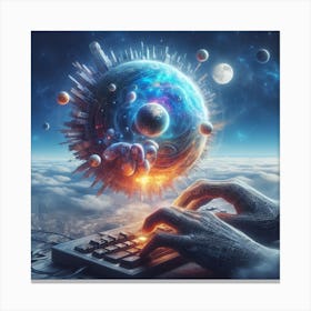 Sci-Fi Art Canvas Print