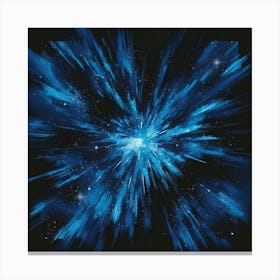 Space Explosion Canvas Print