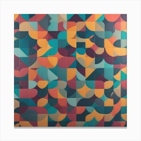 Abstract Geometric Pattern 25 Canvas Print