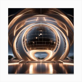 Futuristic Architecture 7 Canvas Print