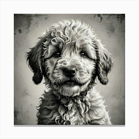 Goldendoodle Portrait Canvas Print