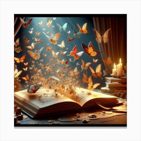 Book Of Magic Canvas Print