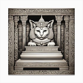 Egyptian Cat Canvas Print