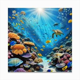 Coral Reef 3 Canvas Print