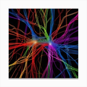 Neural Network 19 Canvas Print