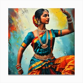 Indian Dancer 3 Canvas Print