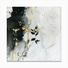 Gold Leaf Painting 11 Canvas Print