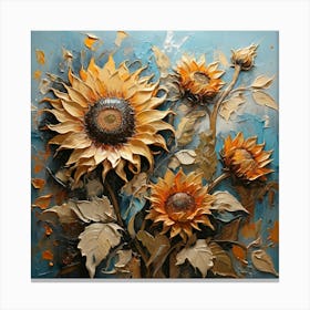 Flower of Sunflowers 1 Canvas Print