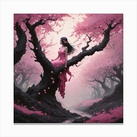 Cherry Blossom Tree Canvas Print