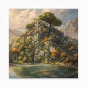 'The Lake' Canvas Print