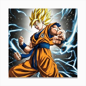 Goku power Canvas Print