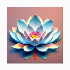 Lotus Flower 3 Canvas Print