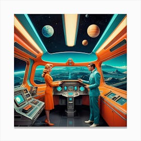 Space Station Canvas Print