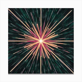 Abstract Starburst 8 Canvas Print