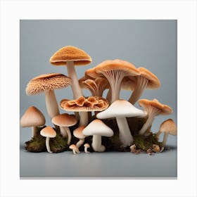 Fungi still life Canvas Print