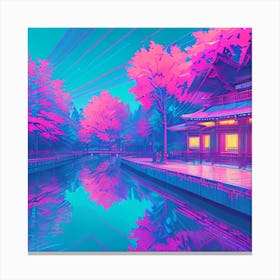 Neon Art 1 Canvas Print